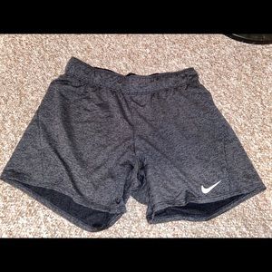 Gray Nike Drawstring shorts